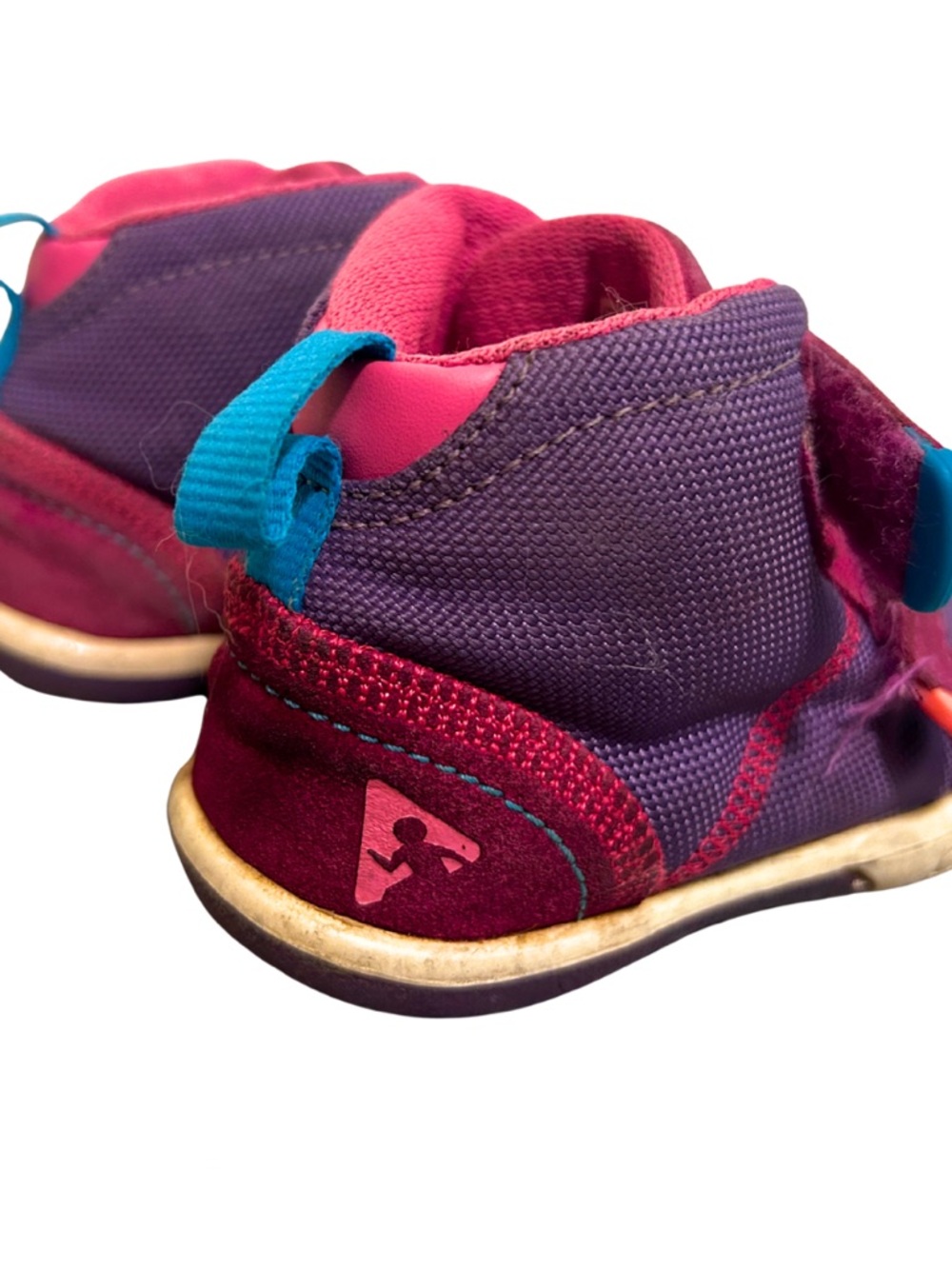 PLAE Kids Athletic Waterproof Sneakers with Velcro for Todder Girls